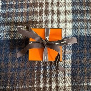 Hermes leather ring box